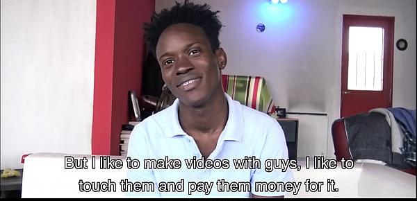  Young Black Amateur Straight Boy With Braces From Jamaica Fucks Gay Latino Filmmaker For Cash POV